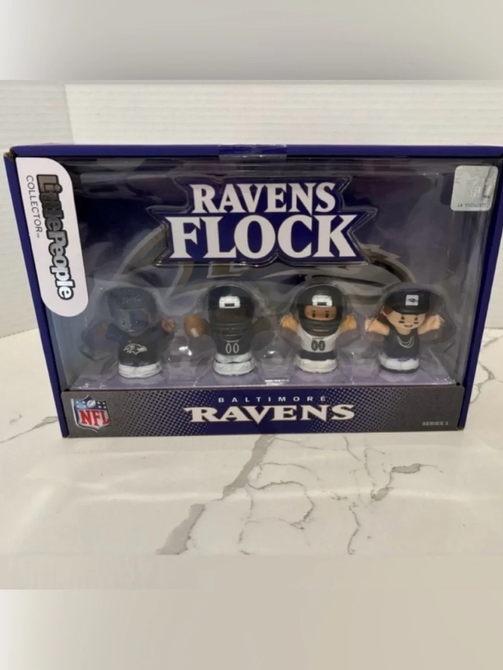 Fisher Price Little People NEW SEALED NFL Baltimore Ravens Ravens Flock Series 1